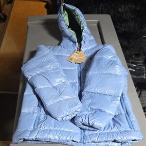 Patagonia Kids Light Blue Puffer Jacket